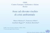 Aree ad elevato rischio di crisi ambientale - nomuos.it · • Primo rapporto Ambiente e Salute in Italia pubblicato nel 1997 (dati 1980-87); ... (IC 95%) • Rischio cumulativo 0-64