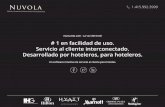 mynuvola.com - La voz del hotel - Nuvola – Guest Service ... · Nuvola es el software más intuitivo de gestión de huéspedes Nuvola está basado en la ‘nube’ Nuvola no requiere