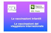 Le vaccinazioni infantili Le vaccinazioni del viaggiatore ... · Primaria(Prevention of occurence) 6 ... Terziaria(Prevention of complications) 7. Prevenzione Primaria Intervento