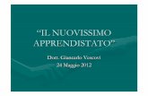 “IL NUOVISSIMO APPRENDISTATO” - Provincia di Cremona · Il Significato L’Apprendistato non è un semplice contratto di lavoro ... UTILIZZO IMPROPRIO • Evitare che sia uno