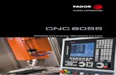 CNC 8055 · 5 Mecanizado CNC 8055 Osciloscopio La función osciloscopio es una herramienta de ayuda para optimizar el funcionamiento de los ejes, mostrando en tiempo real el ...