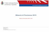 Bilancio di Previsione 2015 - Ragioneria Generaleportaleragioneria.provincia.roma.it/sites/default/files/B. di Prev... · Previsioni di Competenza 192.596.425,27 118.706.874,54 61.614.199,63