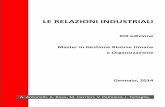 LE RELAZIONI INDUSTRIALI - service.istud.itservice.istud.it/up_media/pwmaster13/tesina_relazioni_industriali.pdf · LE RELAZIONI INDUSTRIALI XIX edizione Master in Gestione Risorse