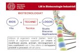 Vita Tecnica Studio Applicazione · Lo strumento principale di cui si avvalgono le biotecnologie avanzate è l’INGEGNERIA GENETICA ... 5 Analisi di macromolecole (4 BIO/10, 4 CHIM/11)