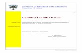 COMPUTO METRICO - Unione dei Comuni Amiata Val d'Orcia · COMPUTO METRICO pag. 1 Abbadia San Salvatore, 04/11/2015 ... sopraelevazione p.1 (servizi igienici) 2,00 4,300 8,60 SOMMANO