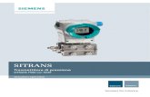 SITRANS P500 con HART - cache.industry.siemens.com · SITRANS Trasmettitore di pressione SITRANS P500 con HART Edizione 04/2013 Istruzioni operative Answers for industry.