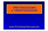 IPERTIROIDISMO e TIREOTOSSICOSI - Fisiokinesiterapiafisiokinesiterapia-news.it/NewDownload/ipertiroidismi.pdf · Morbo di Basedow/Graves-2 • Fattori ambientali - Il maggior rischio