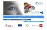 I servizi ed i progetti del Distretto Tecnologico ... - Distretto Materiali · Distretto Tecnologico Regionale per i Nuovi Materiali Workshop inaugurazione –Firenze 13 Gennaio 2017