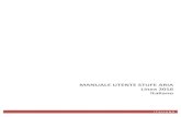 MANUALE UTENTE STUFE ARIA Linea 2016 Italiano · Con questo manuale d’uso e manutenzione, si vuole fornire all’utilizzatore tutte le informazioni riguardanti la siurezza nell’uso