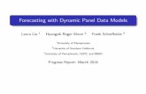 Forecasting with Dynamic Panel Data Modelserp/erp seminar pdfs/schorfheide panel... · Forecasting with Dynamic Panel Data Models Laura Liu 1 Hyungsik Roger Moon 2 Frank Schorfheide