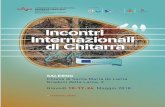 Incontri Internazionali 2di Chitarra 018 - consalerno.it · Mario Castelnuovo-Tedesco (1895-1968) — Sonata op. 77 “omaggio a Boccherini ... Composizione per Chitarra di Corfù