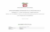 PROGRAMMA ENERGETICO PROVINCIALE - Provincia di Novara · Stato del documento ... Effetti indesiderati dell’illuminazione pubblica possono ... • Riduzione della criminalità e