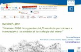 Horizon 2020: le opportunità finanziarie per ricerca e ... · “Horizon 2020: le opportunità finanziarie per ricerca e ... Horizon 2020 2007 - 2013 HORIZON 2020 . Europa 2020 Innovation