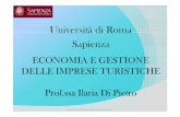 Università di Roma Sapienza ECONOMIA E... · Economia e gestione delle imprese turistiche 18. LE VARIABILI ... ma anche ambientale, sociale, culturale, tecnologico,comunicativoedimarketing”.