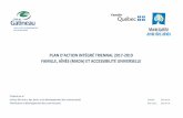 PLAN D’ACTION INTÉGRÉ TRIENNAL 2017-2019 - gatineau.ca · Plan d'action intégré triennal 2017-2019 - Famille, Aînés (MADA) et Accessibilité universelle Indentification de