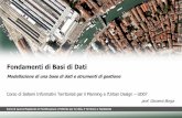Fondamenti di Basi di Dati - borga.it · un'ottimizzazione delle informazioni finalizzata all'eliminazione delle ridondanze e conseguentemente ad un utilizzo efficiente dello ...