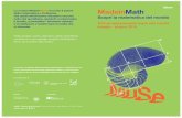 La mostra MadeinMath racconta il potere della matematica e ... · Immergersi nell’affascinante mondo degli origami in ... vieni al MUSE e fai il tuo cubo! ... Il programma potrebbe