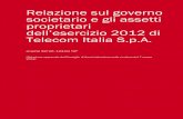 Relazione sul governo societario e gli assetti proprietari ... fileRelazione sul governo societario e gli assetti proprietari di Telecom Italia 1 Relazione sul ... Remunerazione degli