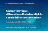 Sincope vasovagale: differenti manifestazioni cliniche e ... · Sincope vasovagale: differenti manifestazioni cliniche e ruolo dell’elettrostimolazione ... 2009 ESC Guidelines on