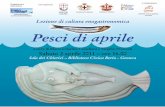 in collaborazione realizzazione REGIONE PROVINCIA DI ...aprile.pdf · Lezione di cultura enogastronomica Pesci di aprile. a cura di Maria Cristina Castellani e Virgilio Pronzati.