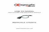 Manual XURS232 ITA - hamletcom.com · USB TO SERIAL ADATTATORE USB PER PORTA SERIALE MANUALE UTENTE