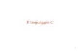Il linguaggio C - di.unipi.itcardillo/labso/files/lez01/SOL_introLinguaggioC.pdf · 8 Perché il linguaggio C? •Larga diffusione nel software applicativo •Standard di fatto per