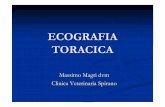 ECOGRAFIA TORACICA - clinvetspirano.it vario/Presentazioni/Torace.pdf · superiore, il tricipite nella parte anteriore e il bordo ... Il mediastino craniale può essere visualizzato
