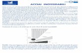 Azienda METALLURGICA VENETA ACCIAI SPECIALI ACCIAI ...metallurgicaveneta.it/pdf/acciai-inossidabili/acciai-inossidabili.pdf · In linea generale si può affermare che la resistenza