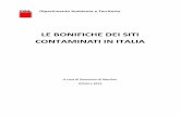LE BONIFICHE DEI SITI CONTAMINATI IN ITALIA - old.cgil.itold.cgil.it/Archivio/Ambiente-Territorio/RifiutiBonifiche/Boni... · in Italia, e 57 di essi sono definiti di “interesse