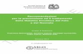Raccomandazioni per la prevenzione ed il trattamento della ... · Raccomandazioni per la prevenzione ed il trattamento della MEFN Raccomandazioni per la prevenzione ed il trattamento