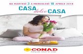 DA MARTEDÌ A MERCOLEDÌ APRILE 2018 CASAdolceCASA · SET 6 TAZZE CAFFÈ CON PIATTINO decorazioni assortite 9 ,9 0 con tappo cocktail con tappo zucchero4 , 19 6 con tappo olio, 29