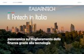 Il Fintech in Italia ITALIAFINTECH - disa.uniroma3.itdisa.uniroma3.it/wp-content/uploads/2018/12/Il-Fintech-in-Italia.pdf · lending crowdfunding in Italia Dati dell’osservatorio