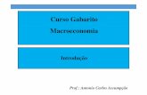 Curso Gabarito Macroeconomia - acjassumpcao77.webnode.com fileProf. Antonio Carlos Assumpção Site: acjassumpcao77.webnode.com Bibliografia Macroeconomia : Blanchard, O. –5ª ed.