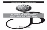 Hatsan Escort sEmiautomatico - bignami.it · Congratulazioni e grazie per aver scelto il fucile a pompa Hatsan Escort attEnZionE: leggete questo manuale di istruzioni attentamente