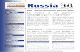 La Russia è un partner strategico per il Sud d’Italia S · Proposte commerciali. p. 14 Le fiere internazionali in Russia e nella CSI. p. 15 Dopo il divieto di importare formaggio