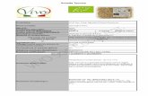 new SCHEDA TECNICA FARRO - germoglivivo.it SCHEDA TECNICA FARRO.pdf · Valori nutrizionali: Aspetto: Aroma/flavour: Gusto: Consistenza: Materiale imballo primario: Frequenza analisi