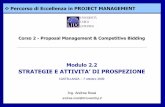 Strategie e attività di prospezione - My LIUCmy.liuc.it/MatSup/2009/Y90102/2.2 Prospezione dei Mercati_A-Rossi.pdf · leve del Mktg Mix organizzazione e gestione Forza Vendita previsione