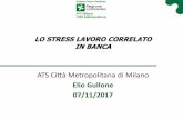 LO STRESS LAVORO CORRELATO IN BANCA - fisac-cgil.it · Stress lavoro correlato e banche e ... L’impatto della diffusione, in Italia, della metodologia di cui trattasi, nonché il