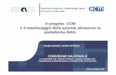 Il progetto CCM e il monitoraggio delle aziende attraverso ... · gestione dello stress lavoro-correlato in Italia, attraverso un piano di monitoraggio sullo stato di attuazione,