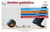 Kit per la partecipazione di base Il debito, come e perché Alla …files.meetup.com/7921472/kit_debito_pubblico.pdf · Il debito pubblico è il debito accumulato nel corso del tempo