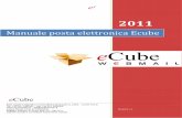 Manuale posta elettronica Ecube - ecubecenter.it · Sommario 1.0 Introduzione ... elettronica Ecube e nello specifico della nuova Web Mail Ecube a partire dalle consuete operazioni