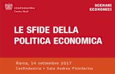 Presentazione di PowerPoint - ilsole24ore.com · Luca Paolazzi –Direttore Centro Studi Confindustria 4 Il nuovo quadro globale. Lo scenario economico italiano e le previsioni del