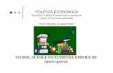Politica economica 2011-2012 (4) · Oggetto principale della ricerca è il ciclo economico, ossia ... inversa rispetto a quella di Phillips sia la relazione tra inflazione e disoccupazione.