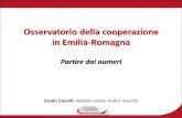 Osservatorio della cooperazione in Emilia-Romagna · Osservatorio della cooperazione ... Toscana -3,4% Valle d’Aosta -3 ... La cooperazione cresce maggiormente nelle sue società