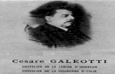 Galeotti appunti di Giorgio... · Entra nella classe di Armonia di Dubois. I Premio della classe di Pianoforte. ... I Premio di Contrappunto e Fuga. Cesare Galeotti sposa la sua Marie.