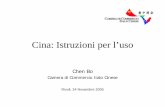 Cina: Istruzioni per l’uso - sanpaoloimprese.com · Camera di Commercio Italo Cinese 5 Modello Cinese di Approccio al Business • Approccio Cinese al Business – Differenze Rispetto
