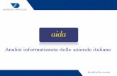 Analisi informatizzata delle aziende italiane · Grazie alla numerosità, comparabilità, coerenza ed affidabilità delle informazioni e all’avanzato software, le soluzioni BvD