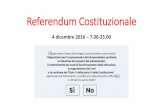 Referendum Costituzionale - liceocuneo.itliceocuneo.it/wp-content/uploads/SlidesRiformaCostituzionale.pdf · - procedura rinforzata = «doppia conforme» per leggi costituzionali