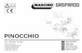 PINOCCHIO - Maschio Deutschland GmbH · 6 r17614701 telaio pinocchio 300/7a css frame pinocchio 300/7a css chassis pinocchio 300/7a css rahmen pinocchio 300/7a css bastidor pinocchio