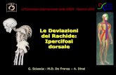 Le Deviazioni del Rachide: Ipercifosi dorsale - demauroy.net · del Rachide: Ipercifosi dorsale G. Sciascia - M.D. De Frenza – A. Dinoi ... Ipercifosi tumorali:
